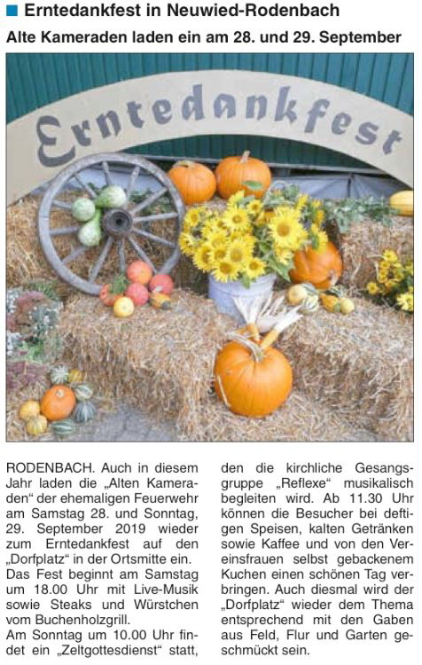 Neuwieder Stadtzeitung 27.09.19